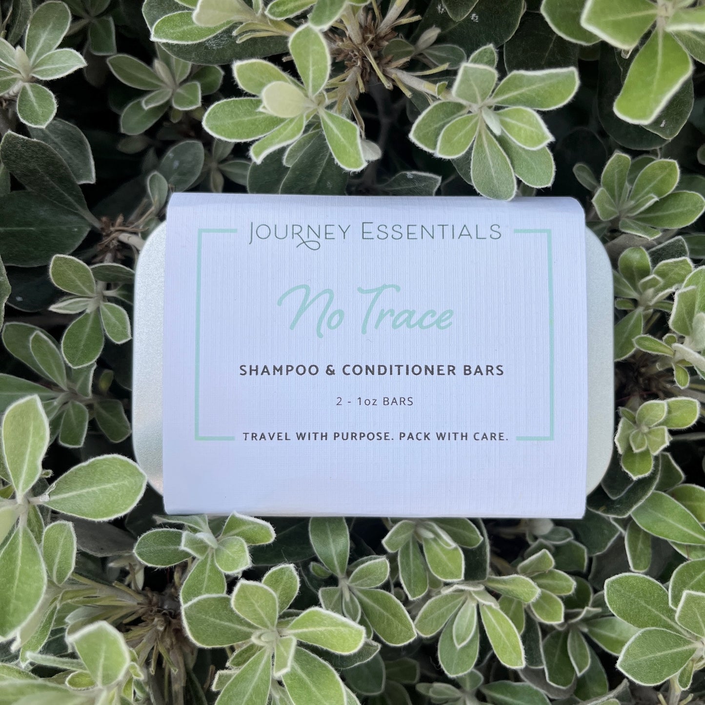 No Trace Travel Tin With Shampoo & Conditioner Bars