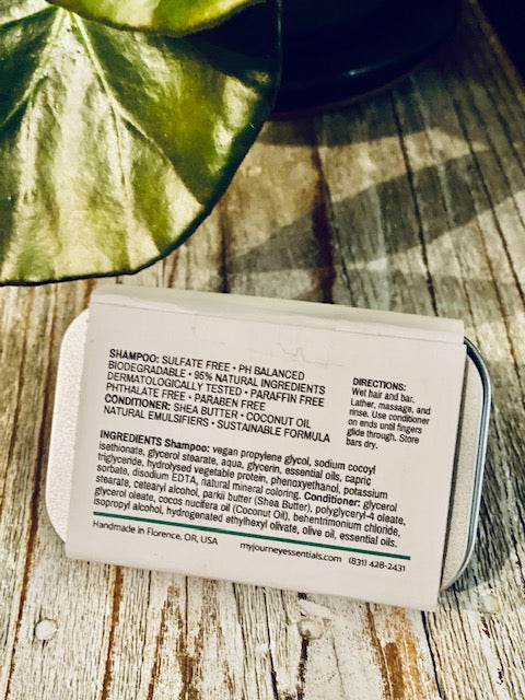 Ocean Breeze Travel Tin With Shampoo & Conditioner Bars